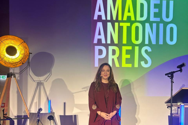 Amadeu Antonio Preis 01 – Susan Zare November 2023 Amadeu Antonio Preis 01 - Susan Zare November 2023