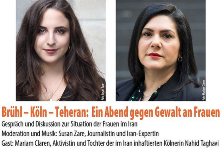 Intl. Tag gegen Gewalt an Frauen in Brühl – Susan Zare November 2023 Intl. Tag gegen Gewalt an Frauen in Brühl - Susan Zare November 2023